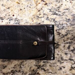 Hobo Black Leather Wallet